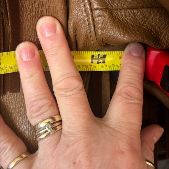 Lacrosse Leather Vintage Buckskin Fringe Jacket - Picture 11 of 13